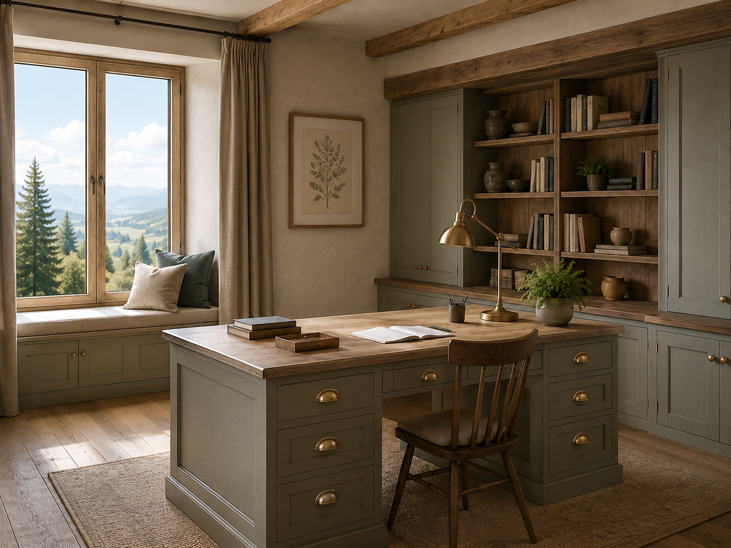 Bespoke home office cabinetry